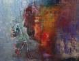 Verkocht | Vrije Gedachte | acryl | cotton | 50 x 60 cm Klik om te zoomen